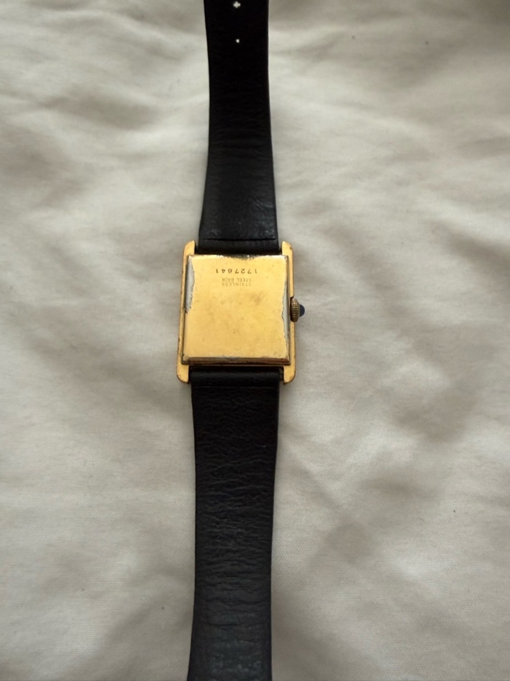 Concord Vintage Mens Tank Watch Alligator Strap Unisex‎ - Picture 7 of 8